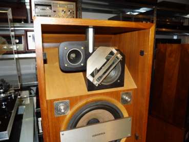 Hans Deutsch  Amadeus handgefertigt 1972 Echtholz  Horn HiFi-Rarität